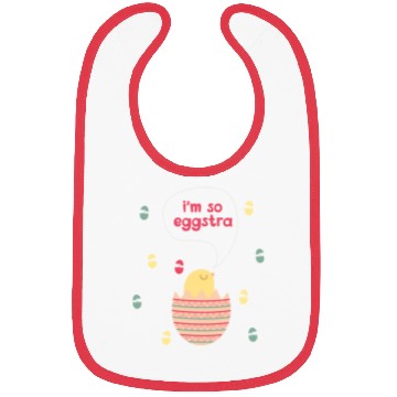 Discover I m So Eggstra Spring Chick Easter Sunday Easter Bibs