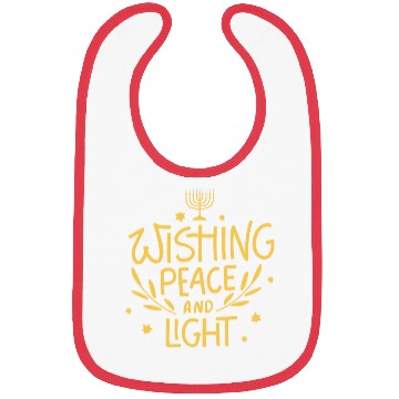 Discover Wishing Peace And Light This Hanukkah Bibs