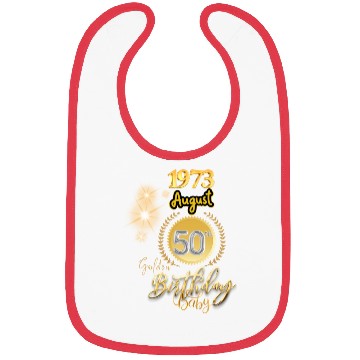 Discover 50th birthday, August 1973. Bibs