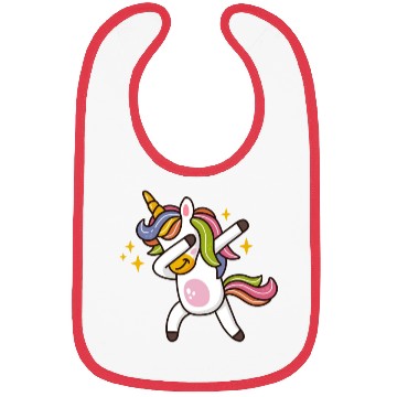 Discover Dabbing Unicorn Bibs gift Birthday Party Dancer