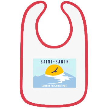 Discover Saint Bartheleny French Caribbean Sea Bibs