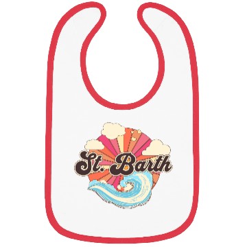Discover Saint Barthelemy Retro 80s Beach Bibs