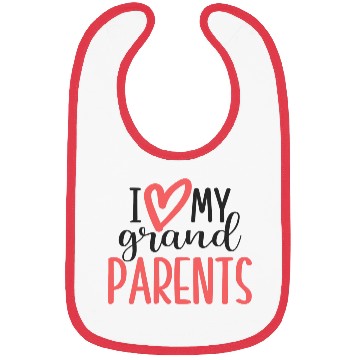 Discover I love my grandparents Bibs