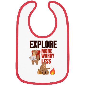 Discover Travel : Explore more worry Less Bibs