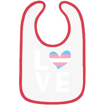 Discover Transgender Love - Trans Pride Flag Transgender Bibs