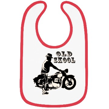 Discover Old Skool Biker ©WhiteTigerLLC.Com Bibs