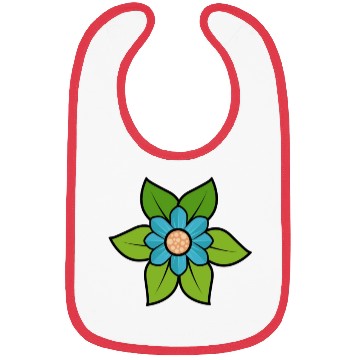 Discover flower Pretty Natural colorful Bibs