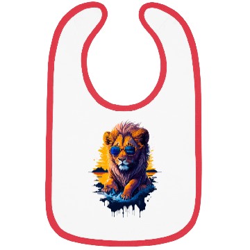 Discover Cute baby lion Bibs