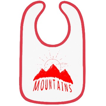 Discover Graphic Mountains Art 1 Bibs