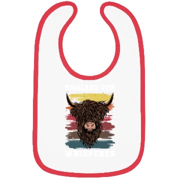 Discover Highland Cow Whisperer Bibs