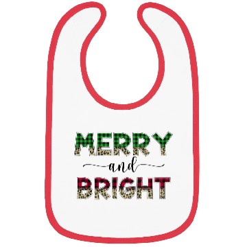 Discover Merry and Bright Christmas Bibs