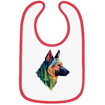 Discover German Shepherd Forest Bibs