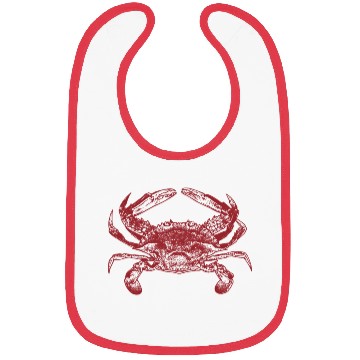 Discover Red Crab Bibs