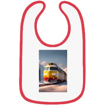 Discover The train logo design Bibs