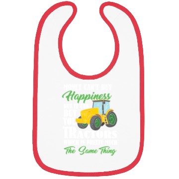 Discover Tractor Happiness Farmer Bibs