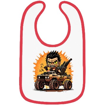 Discover Crazy post apocalyptic boy Bibs