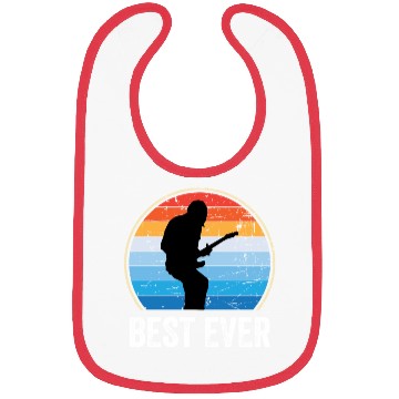 Discover Best Dad Ever Music Guitar Bibs