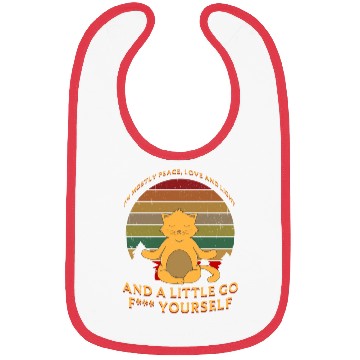 Discover Peace Love And Light Bibs