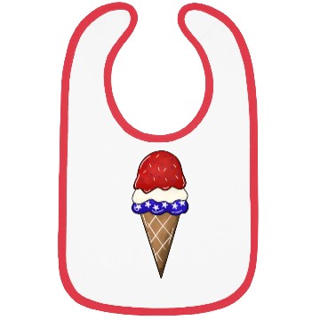 Discover Usa Ice Cream Bibs