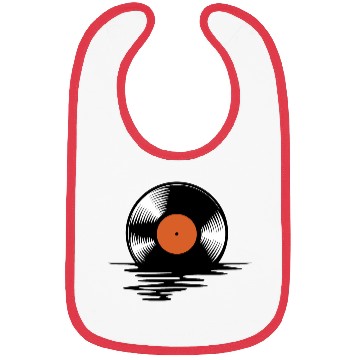 Discover Melting vinyl disc. Bibs
