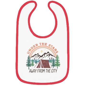 Discover Camping Gifts Happy Camper Campsite Scout Lovers Bibs