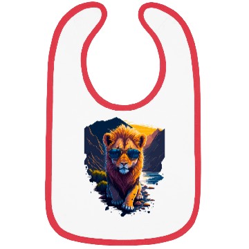 Discover Cute baby lion Bibs