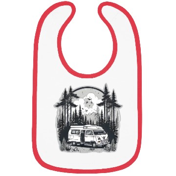 Discover A Camper Van & The Serene Forest Bibs