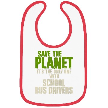Discover Save The Planet School Bus Driver Bibs