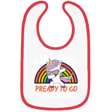 Discover Game over ready to go to kindergarten Bibs