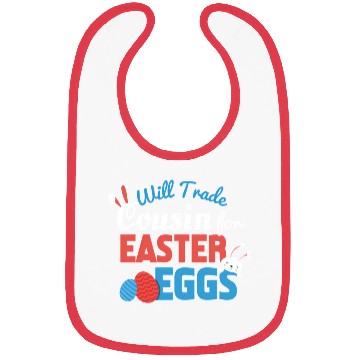 Discover Will Trade Cousin Happy Easter Bunny Ears Eggs Hun Bibs