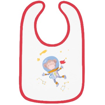 Discover Astronaut Space Monkey Galaxy For Bibs