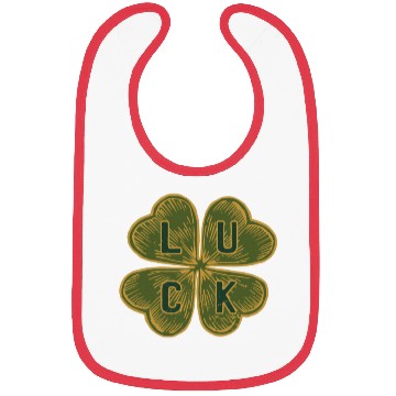 Discover St. Patrick's Day Clover Luck Bibs