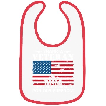 Discover US Army Thank A Veteran American Flag Bibs