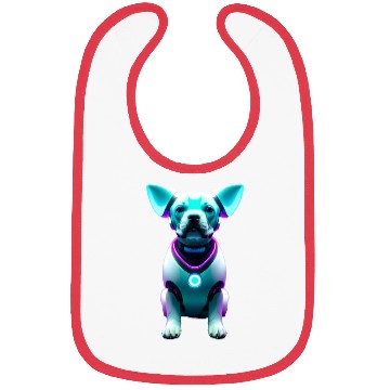 Discover Futuristic robot dog Bibs