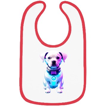 Discover Futuristic robot dog Bibs