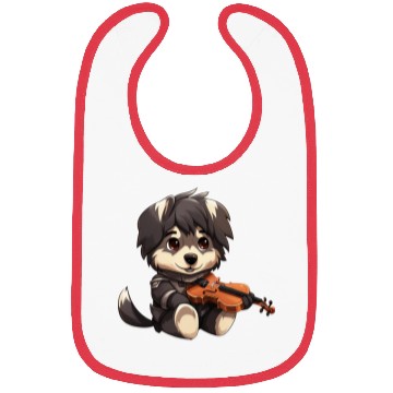 Discover husky German Shepherd with Violin – Musical Dog De Bibs