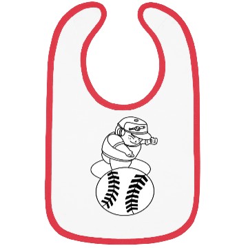 Discover Kawaii Chibi Baseball Pitcher Bibs