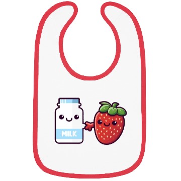 Discover Strawberry Milkshake | Wild Strawberry Bibs