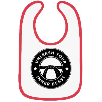 Discover Martial Arts Unleash Your Inner Beast Bibs