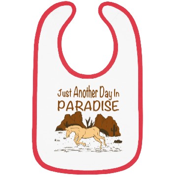 Discover JUST ANOTHER DAY IN PARADISE Bibs