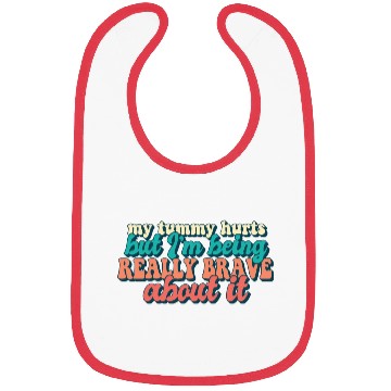 Discover Tummy Ache Survivor My Tummy Hurts Funny Food Bibs