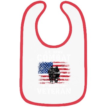 Discover US Army Combat Medic Veteran Bibs