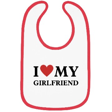 Discover i Love My Girlfriend Bibs