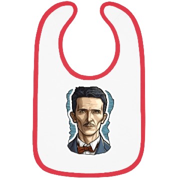 Discover Nikola Tesla Physics Nerd Geek Bibs