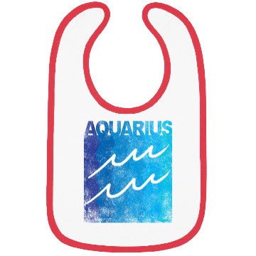 Discover Zodiac Symbol Sign Aquarius Bibs