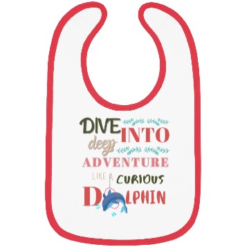 Discover Curious Dolphin: Diving into the Deep Adventure Bibs
