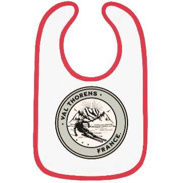 Discover Val Thorens France Vintage Skiing Bibs