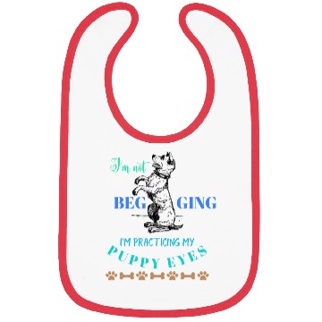 Discover Puppy Eyes Bibs