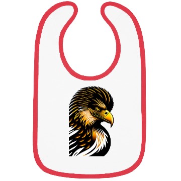 Discover eagle logo"Strength and Freedom: The Eagle's Embra Bibs