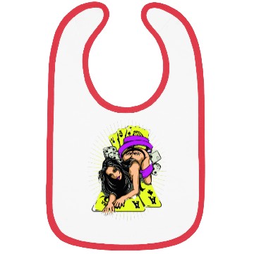 Discover Sexy Girl Game Card Bibs